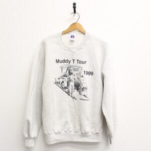 Vintage Muddy T Tour Galesburg Illinois 1999 Sweatshirt Large